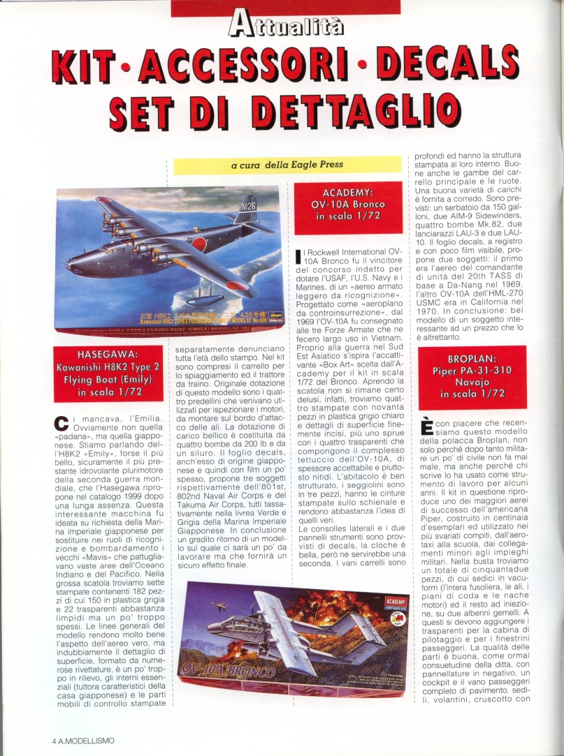 Aerei Modellismo 1999-11